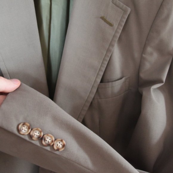 SOLD// Haspel Olive Blazer - Picture 7 of 13